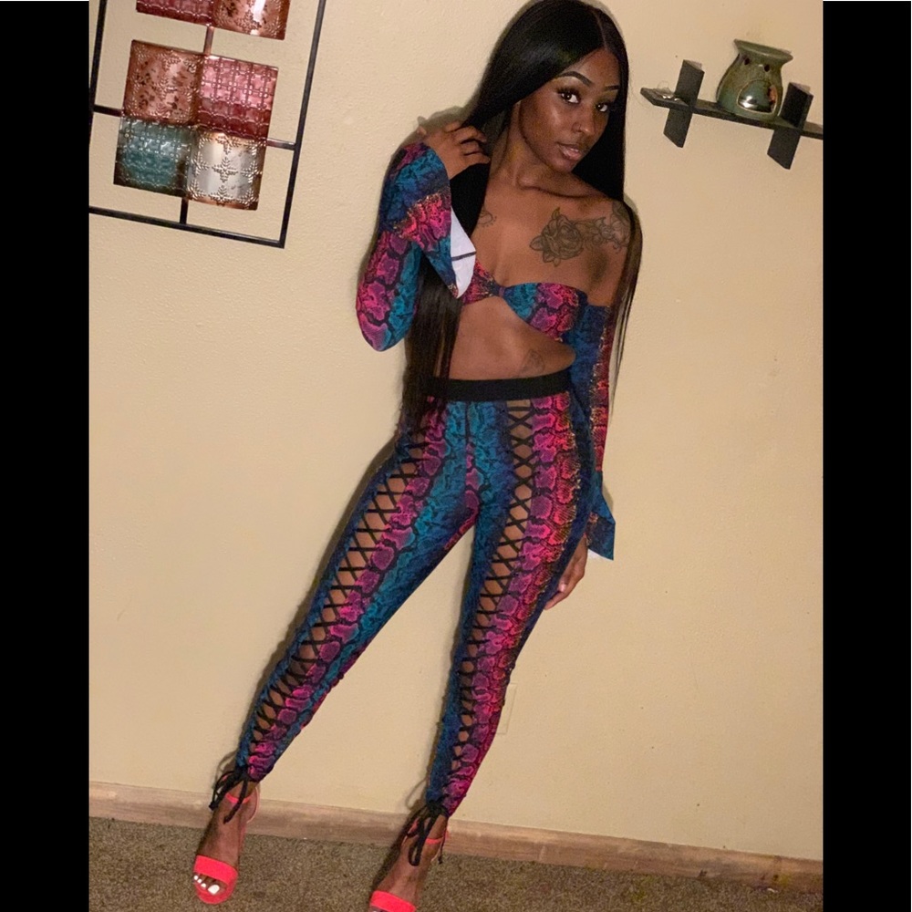 3 Pc. snakeskin set